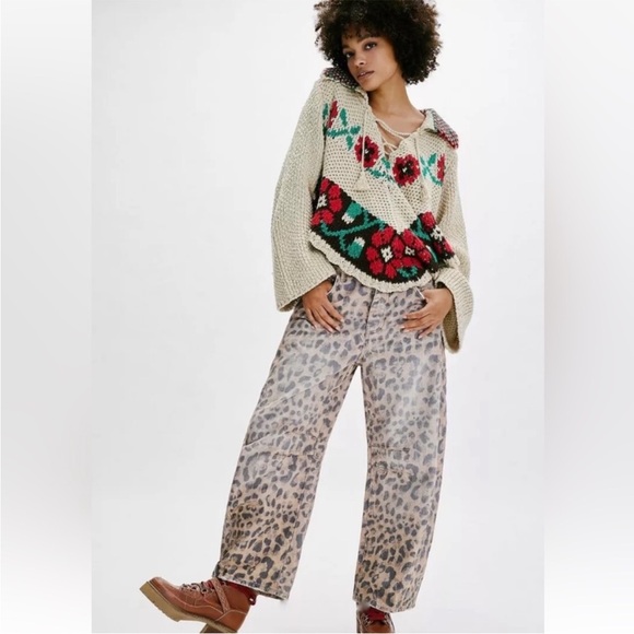 We The Free Good Luck Barrel Cheetah jeans - Picture 16 of 16